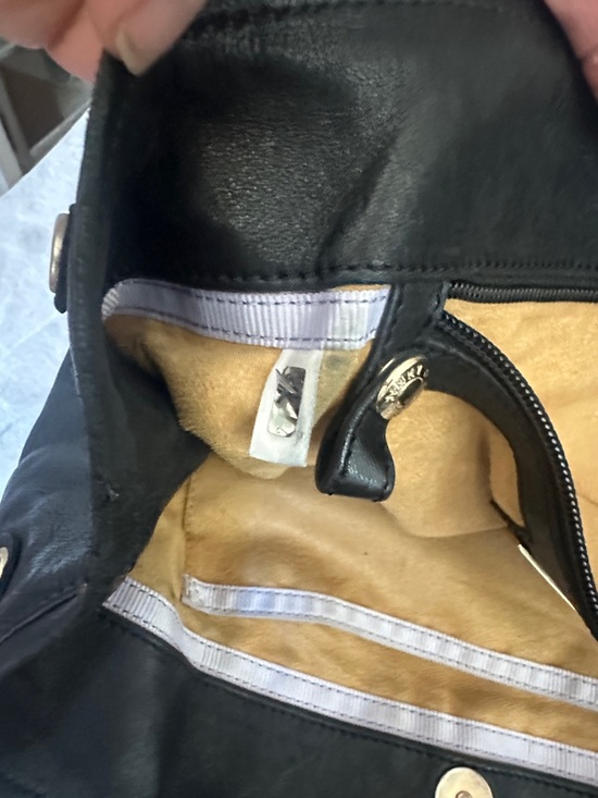 Jimmy Choo Black Zodiac Leather Shoulder Bag w/Gold & Silver Stud Accents COA - Picture 12 of 14